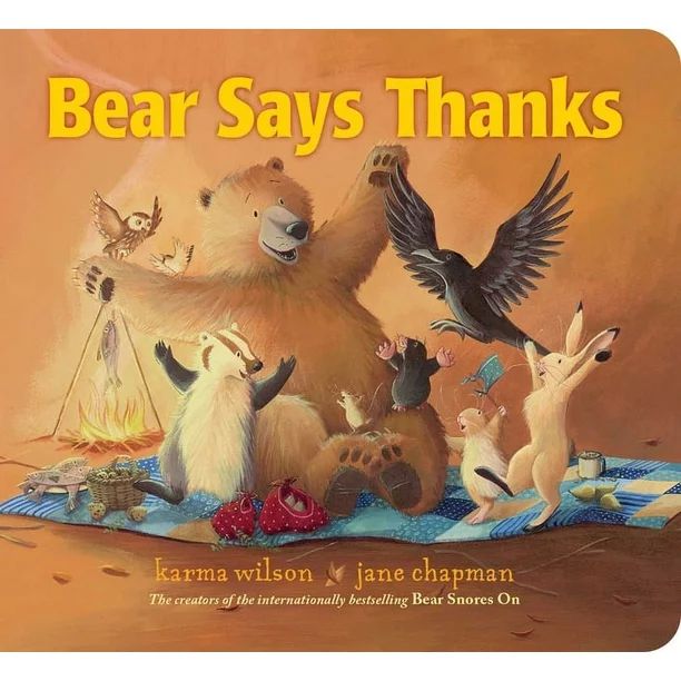 Bear Says Thanks is the third of my greatest kindergarten stories to read!